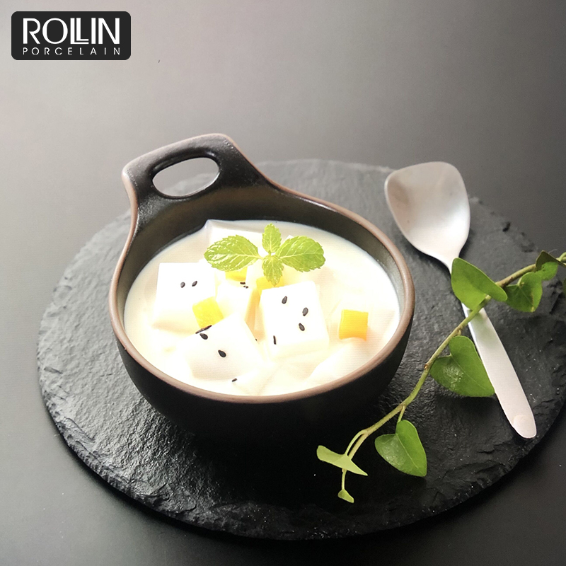 작은 크림 접시 세라믹 접시 접시 그릇 RROLLIN PORCELAIN 식기류