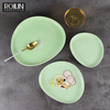 Yollow Green 중동 식기류 도자기 세트 디너 세트