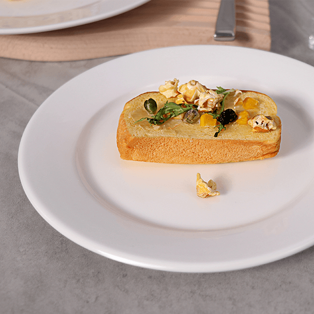 대중음식점 호텔을 위한 백색 주문 세라믹 당 전채 판 사기그릇 큰 접시