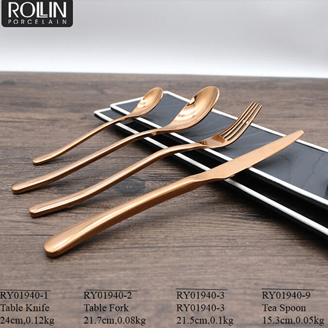 대중음식점 양식기 식기 칼붙이 고정되는 금 304 스테인리스 칼 칼붙이 