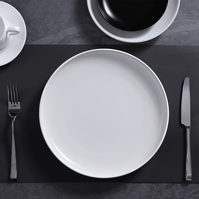 앙트레 플레이트 맞춤형 디너 디저트 플레이트 라운드 이탈리아 최고의 화이트 도자기 플레이트 레스토랑 식기 파티 렌탈