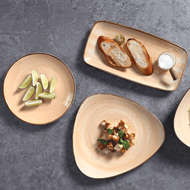 가정 용품 식당 요리 아침 식사 접시 현대적인 대형 이탈리아 세라믹 터키 플래터