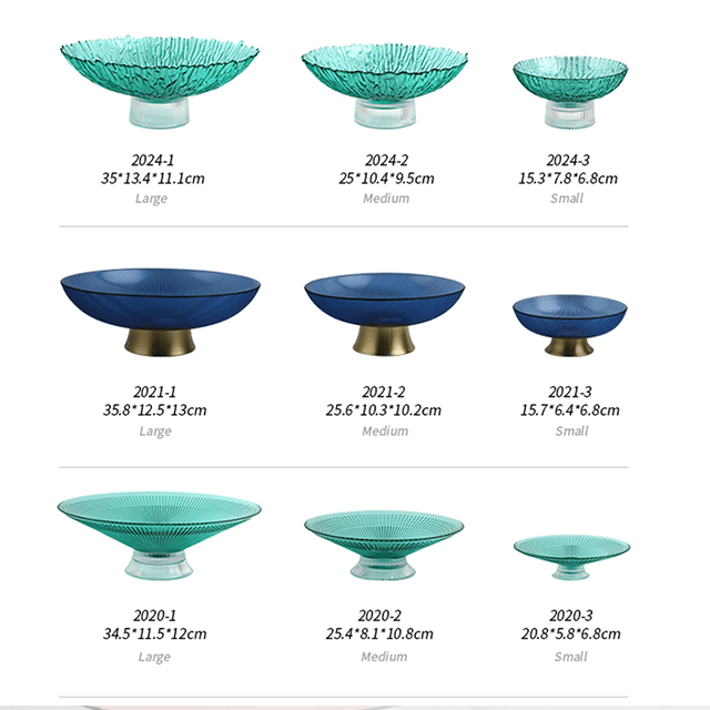 유리 분할 플레이트 거실 캔디 그린 OEM 맞춤형 포장 디바이더 디저트 캔디 안경 플레이트