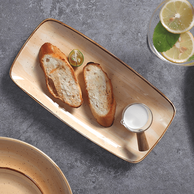 가정 용품 식당 요리 아침 식사 접시 현대적인 대형 이탈리아 세라믹 터키 플래터