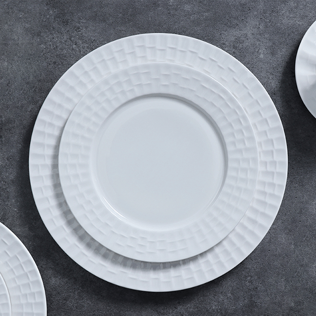 호텔 도자기 접시 세트 식기류 화이트 디너 세트 뼈 중국 식기 세트