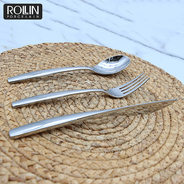 호텔을 위한 주문을 받아서 만들어진 로고 저녁 식사 칼 스테인리스 칼붙이 세트는 할 수 있습니다