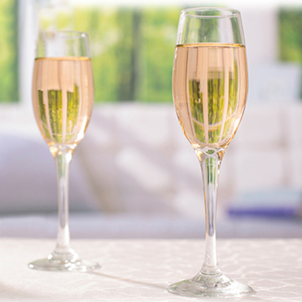 유리제 선물 세트 주문을 받아서 만들어진 호텔 상품 대중음식점 식기 6oz 7.5oz 플루트 유리